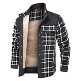 Herren Winterjacke Warm Gefüttert | Komfortabel – Schwarz