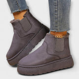 Lenora – Gefütterte Winter-Boots mit Stil – Braun