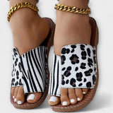 Meline – Sandalen mit Animal-Print – Weißer Leopard