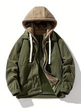 Jacques – Langärmelige Jacke Mit Fronttasche – Grün