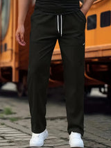 Travys – Lässige Jogging Hose Mit Tasche – Schwarz