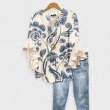 Leah | Schleifen Bluse – Weiß