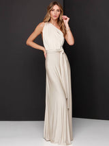 Serene - Umwandelbares Maxikleid – Champagner