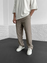 Wigand – Comfort Geripptes Elasthan Hose – Khaki