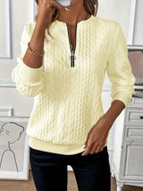 Aurora - warmer pullover mit Stil! – Gelb