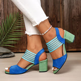 Homare - Elegante, Bequeme Sandale – Blau