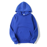 Damen Kapuzenpullover mit Kängurutasche | Lange Ärmel – Blau