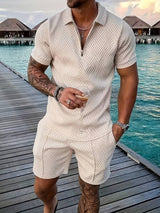 Fredric - Freizeitoutfit-Set für Herren – Beige