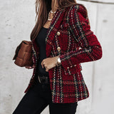 Aelroyn - Stylische Frühlingsjacke – Rot