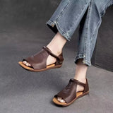Shanera – Sandalen Mit Offener Zehenpartie Und Fersenriemen – Braun