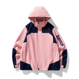 Kairu – wasserdichte, winddichte fleece-skijacke – Rosa