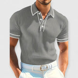Sebastian | Premium-Polohemd – Grau