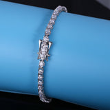 FunkelnderCharme™ Zeitloses Funkeln Armband – Silber