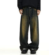 Marcel | Modische Baggy Jeans mit Weitem Bein – Retro-Blau