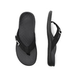 Daisy - Damen-Sommersandalen mit orthopädischem Design – Schwarz