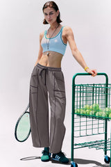 LINA | Barrel-Pants – Weite Sommer-Loungehose für jeden Moment – Dunkelgrau