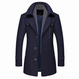 HARTMANN- Klassischer Mantel – Navy