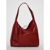 Lluvia Minimalistische Schultertasche – Wein Rot