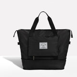 Damen Faltbar Handgepäck Tasche | Groß – Schwarz