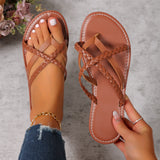 Michelle - Sommerflip-Flops – Dunkelbraun