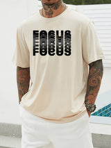 Focus – Stylisches T-Hemd Mit Effekt Gestaltung – Aprikose