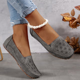 Lyrissa – Bequeme Genähte Schuhe – Grau