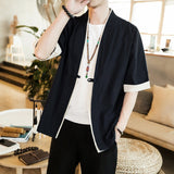 Yuhuan-jacke im chinesischen stil – Schwarz