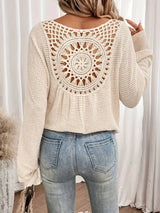 Sassa | Eleganter und bequemer Pullover – Aprikose