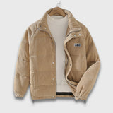 Marvin | Moderne Cord-Bomberjacke für jeden Anlass – Beige
