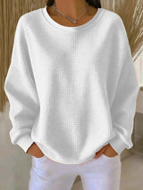 Xanthea - Softtouch-Langarmshirt – Weiß