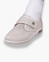 Damen Bequeme Atmungsaktive Schuhe | Extra Breite – Beige