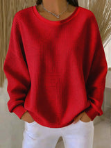 Lina - Strickpullover – Rot