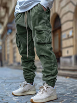 Baruch - Atmungsaktive Cargo Hose Mit Kordelzug in Der Taille – Armeegrün