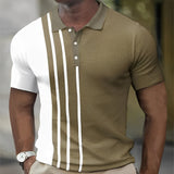 Gregory - Polo Hemd Mit Stylischen Streifen – Grün