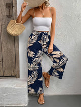 Amalith – Stilvolle Sommerhose mit weitem Bein – Blau