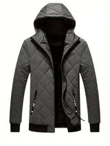 Calvin - klassische steppjacke für männer – Grau