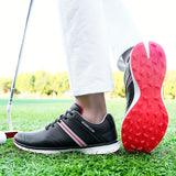 Griffin™ Herren Golf Sneaker – Leistung, Komfort und Stil für Golf-Enthusiasten – Schwarz und Rot