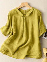 Amelie | Stilvolle Bluse – Gelb