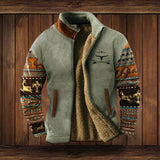 Teodoro™ | Outdoor Fleece Weste – Grau mit Druck