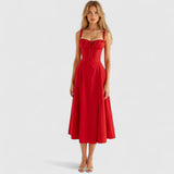 Eva | Vielseitiges Kleid – Rot