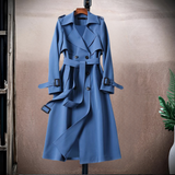 Tris - Gemütlicher Trenchcoat – Blau