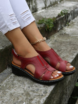 FashionFlex - Orthopädische Damensandalen – Rot