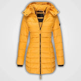 Wintermantel für damen – abigail – Gelb