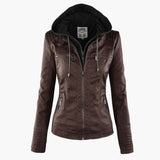 Kapuzenhülle Jacke für Damen – Braun