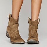 Noyara – Elegante Stiefeletten Aus Wildleder – Braun