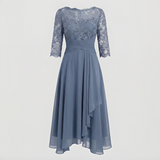 Anitta - Elegantes, bequemes und lockeres Damenkleid – Grau