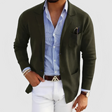 Toby - Klassischer Blazer mit Knöpfen – Grün