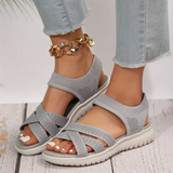 Sandalen Damen – Komfortable Orthopädische Sandalen für den Sommer – Grau