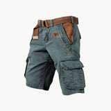 Danny | 6-Taschen Cargo Shorts – Dunkelgrün