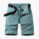 Elastische Cargo Shorts für Herren – Himmelblau